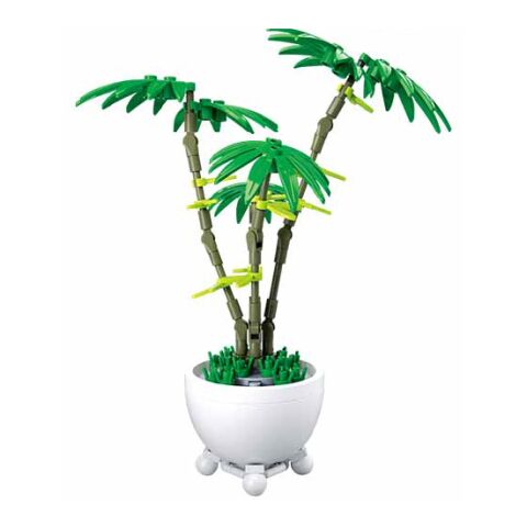 Sluban Flowers M38-B1075F Tropische Pflanze im Blumentopf